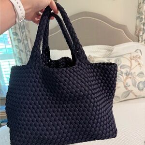 Naghedi Navy St Barths Medium Tote